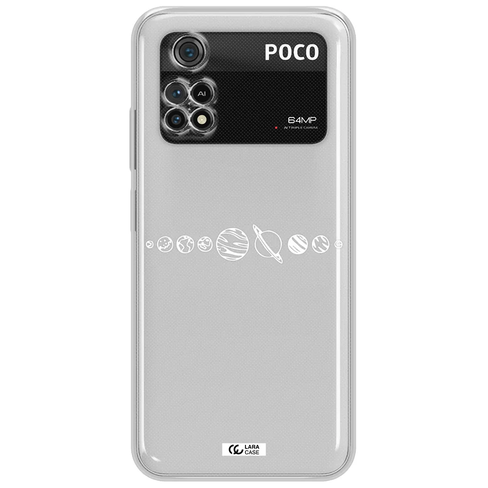 Solar System Xiaomi Poco M4 Pro 4G Clear Tpu Case