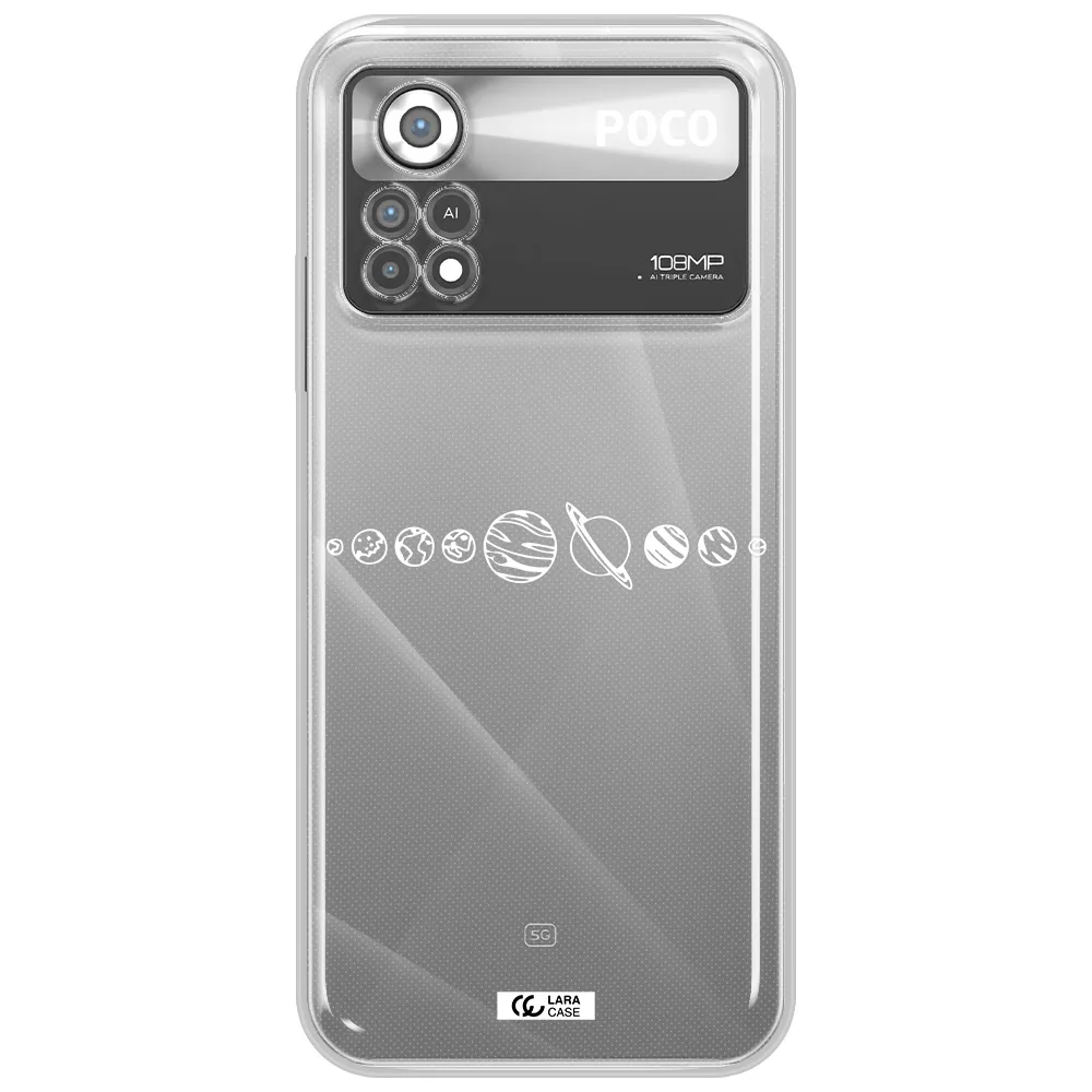 Solar System Xiaomi Poco X4 Pro Clear TPU Case