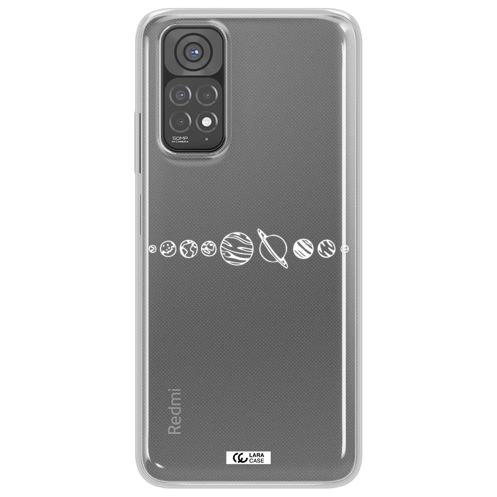 Solar System Xiaomi Redmi Note 11 Clear TPU Case