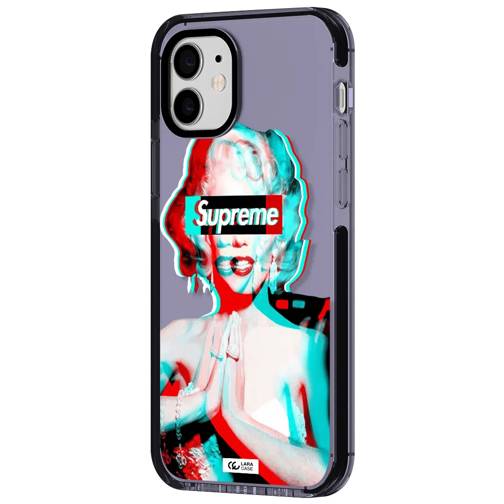 Marilyn Monroe Supreme Apple iPhone 11 impact Lilac Case