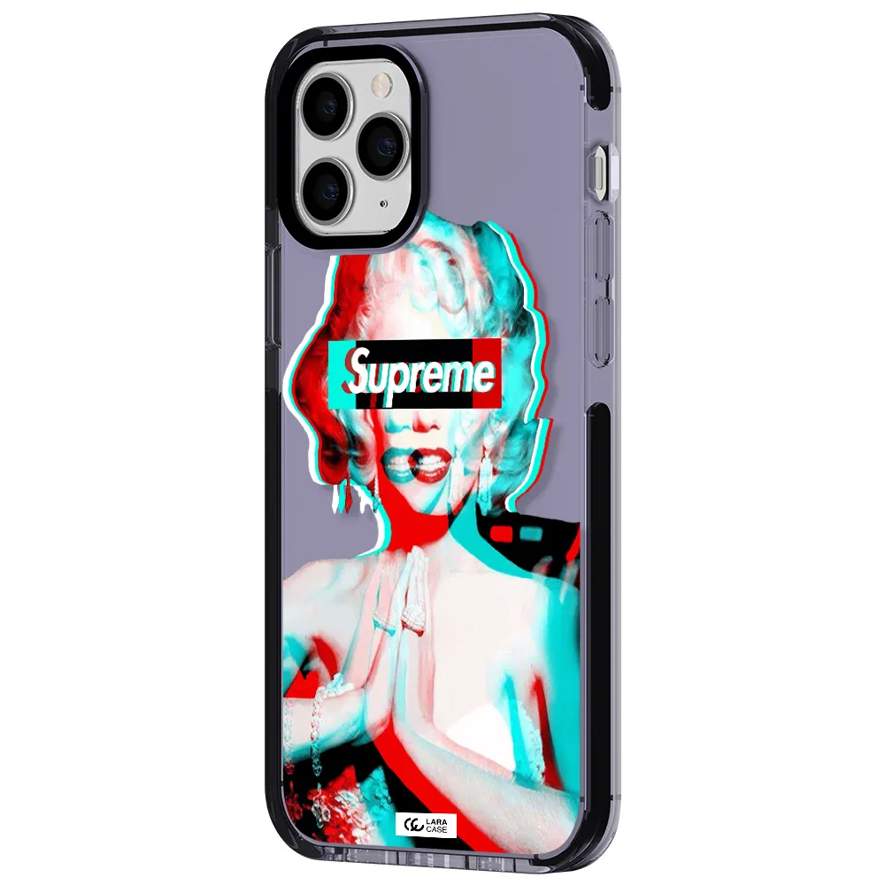 Marilyn Monroe Supreme Apple iPhone 11 pro impact Lilac Case