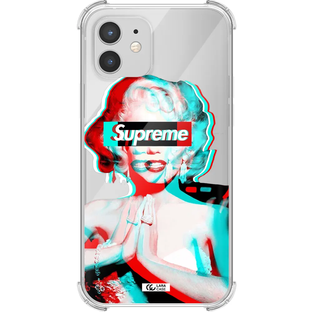 Marilyn Monroe Supreme Apple iPhone 12 mini Clear PC Case