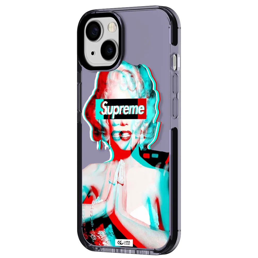 Marilyn Monroe Supreme Apple iPhone 13 impact Lilac Case