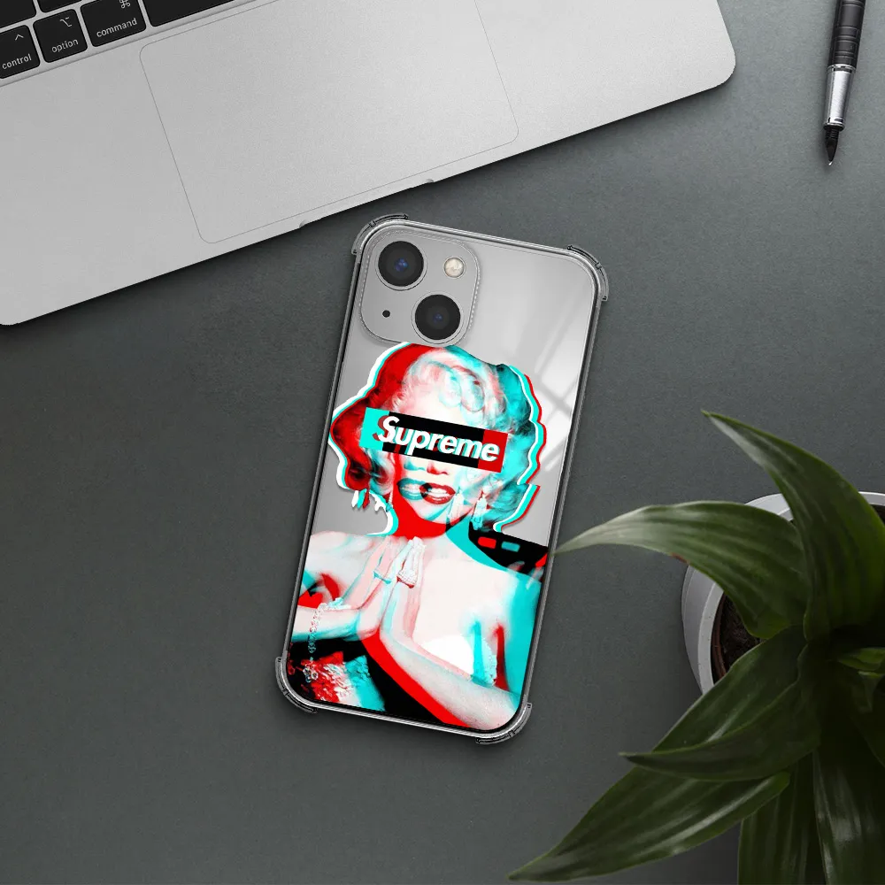 Marilyn Monroe Supreme Apple iPhone 13 mini Clear PC Case
