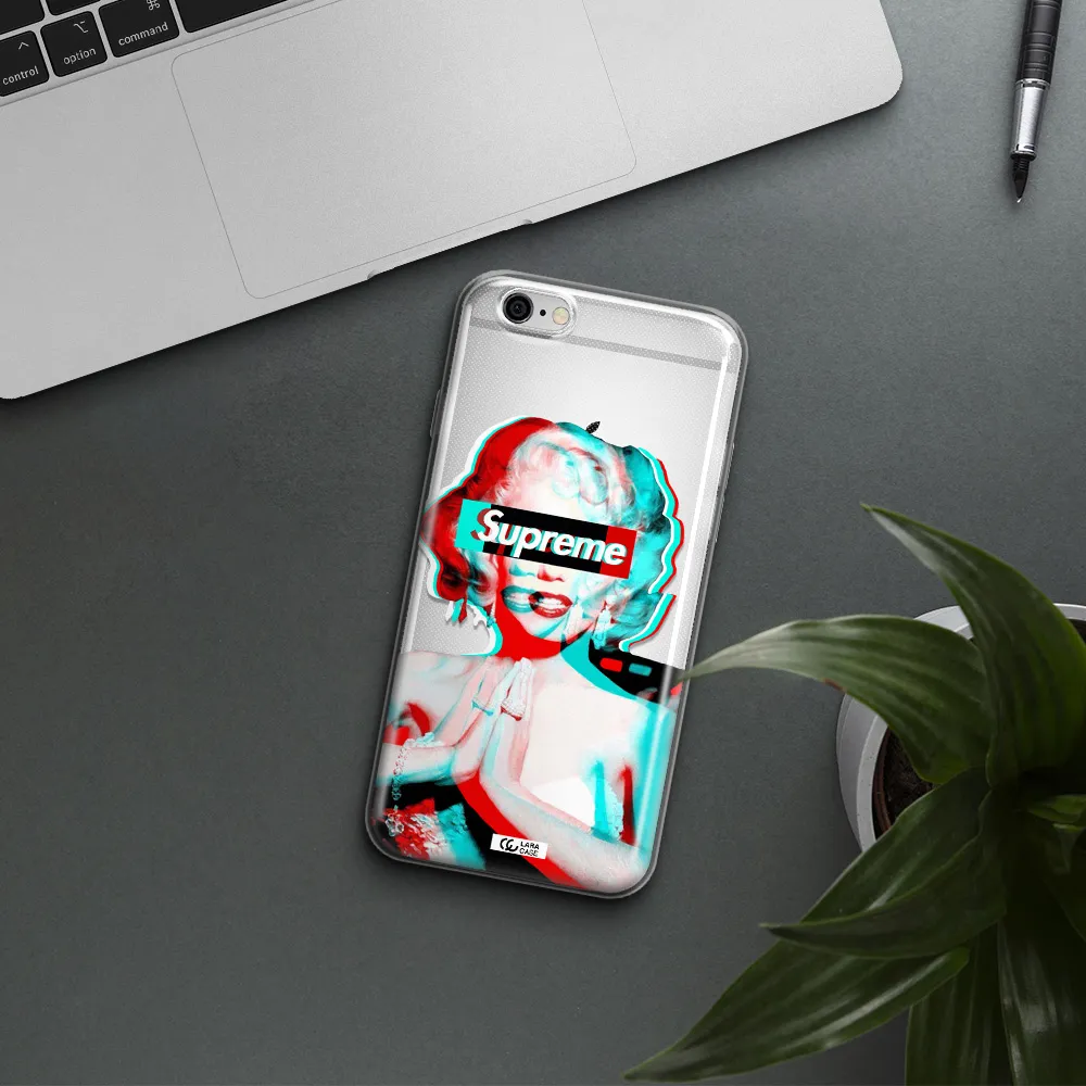 Marilyn Monroe Supreme Apple iPhone 6 Clear TPU Case