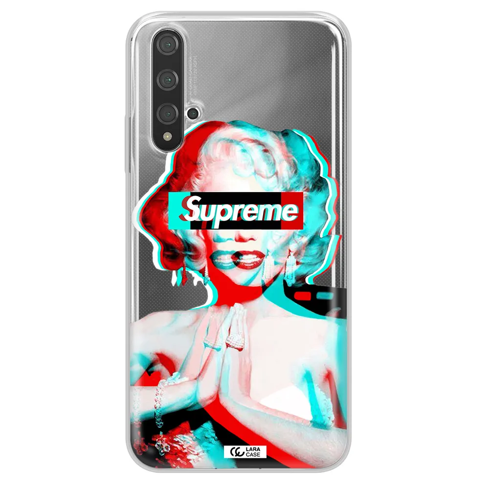 Marilyn Monroe Supreme Huawei Nova 5t Clear TPU Case