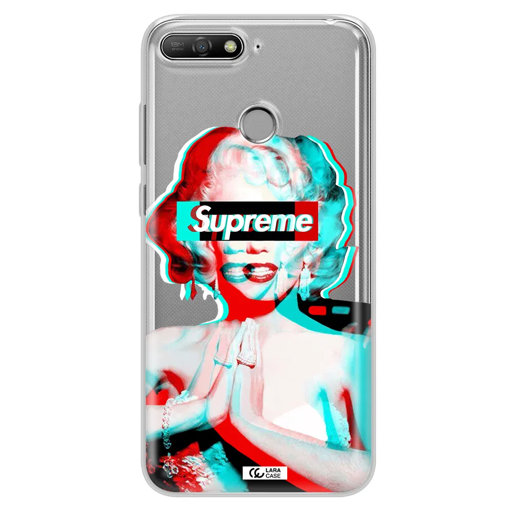 Marilyn Monroe Supreme Huawei Y6 Prime 2018 Clear TPU Case