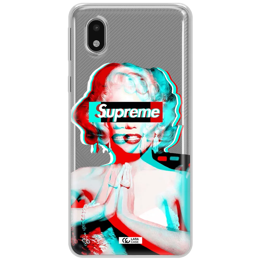 Marilyn Monroe Supreme Samsung A01 Core Clear Tpu Case