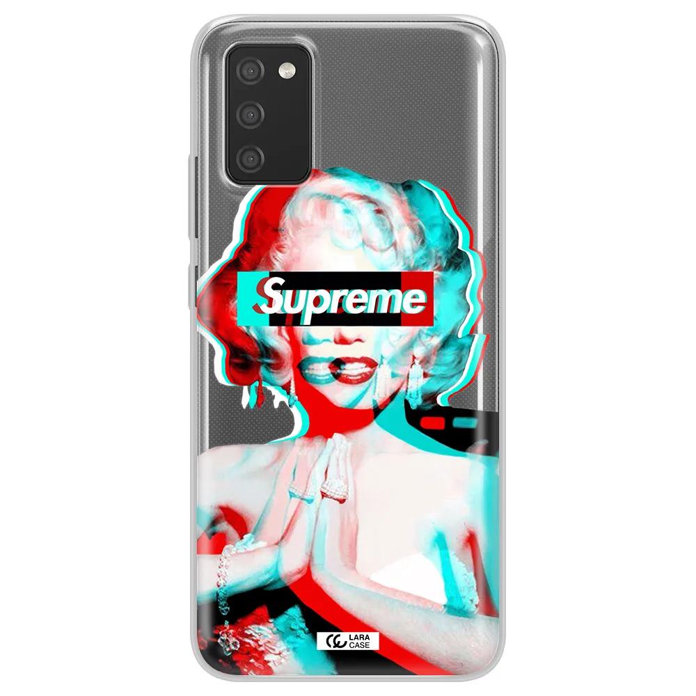 Marilyn Monroe Supreme Samsung A02S Clear TPU Case