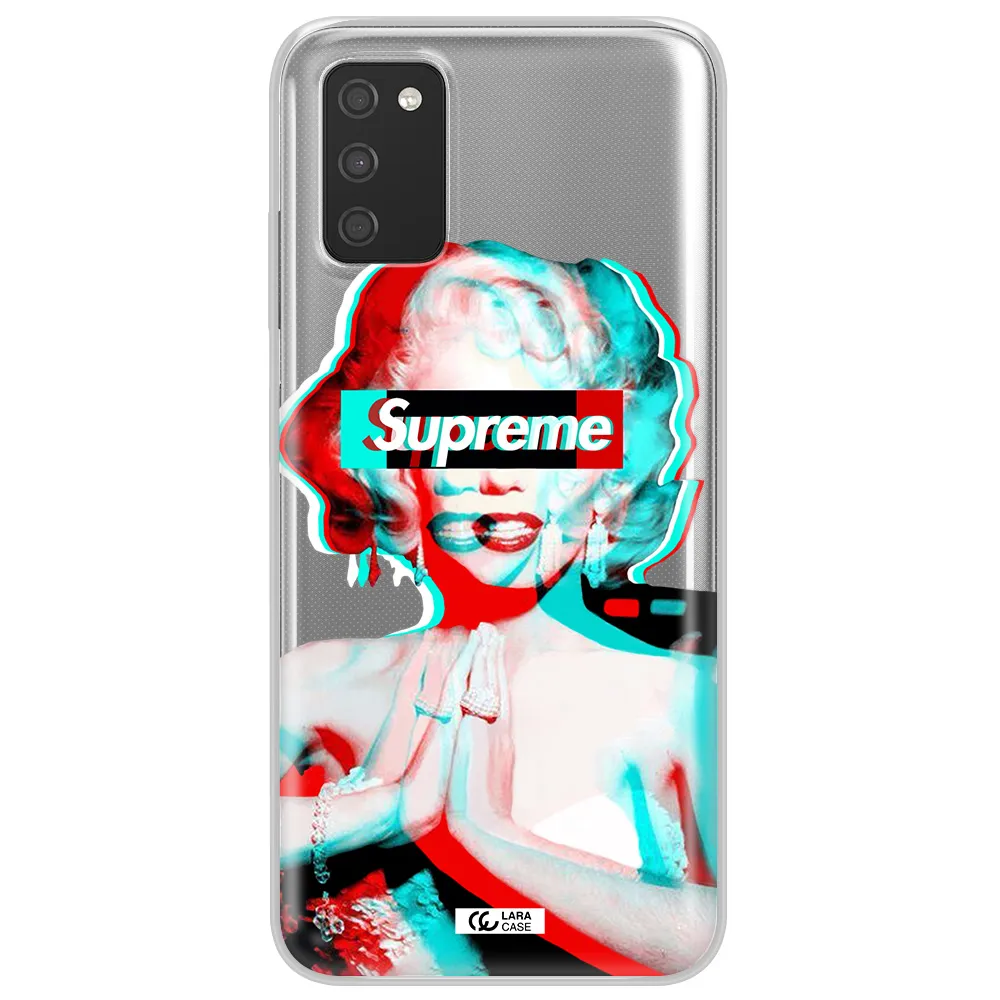 Marilyn Monroe Supreme Samsung A03S Clear TPU Case