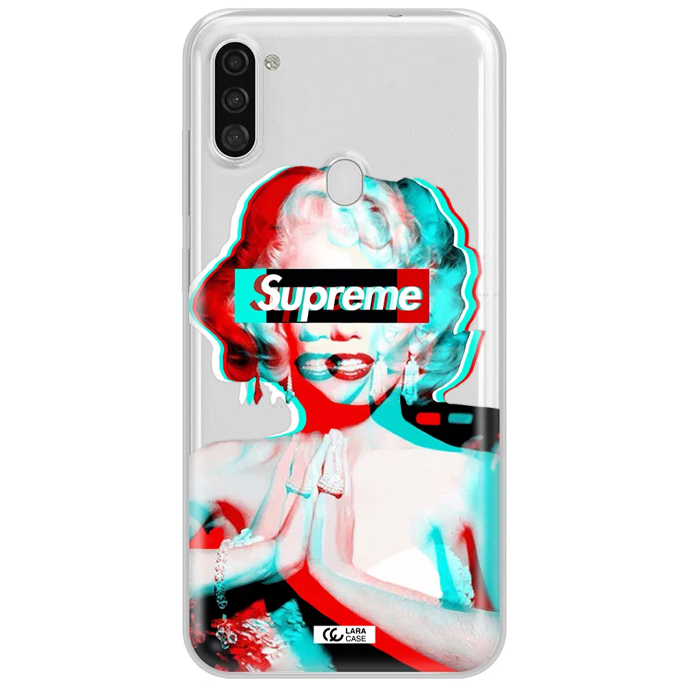 Marilyn Monroe Supreme Samsung A11 Clear TPU Case