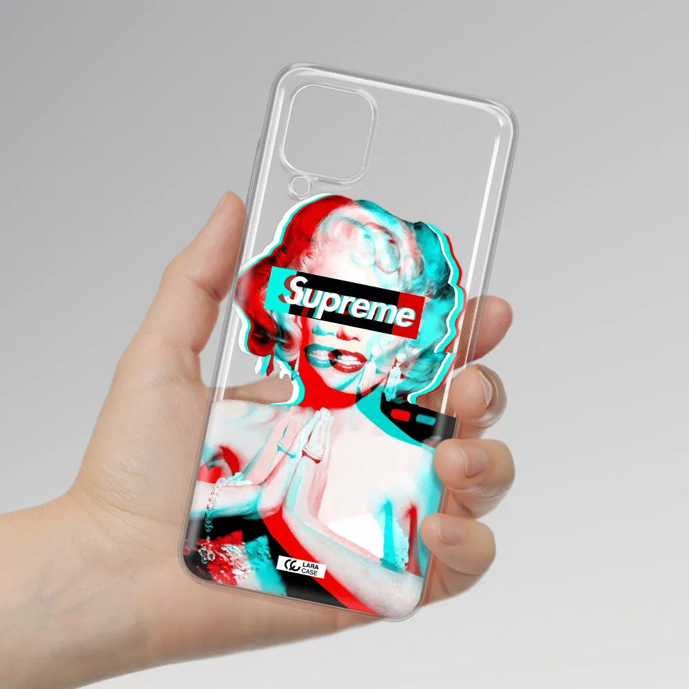 Marilyn Monroe Supreme Samsung A12 4g Clear TPU Case