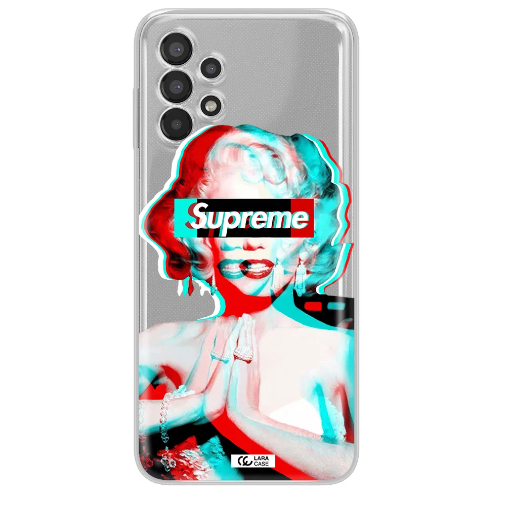 Marilyn Monroe Supreme Samsung A13 Clear TPU Case