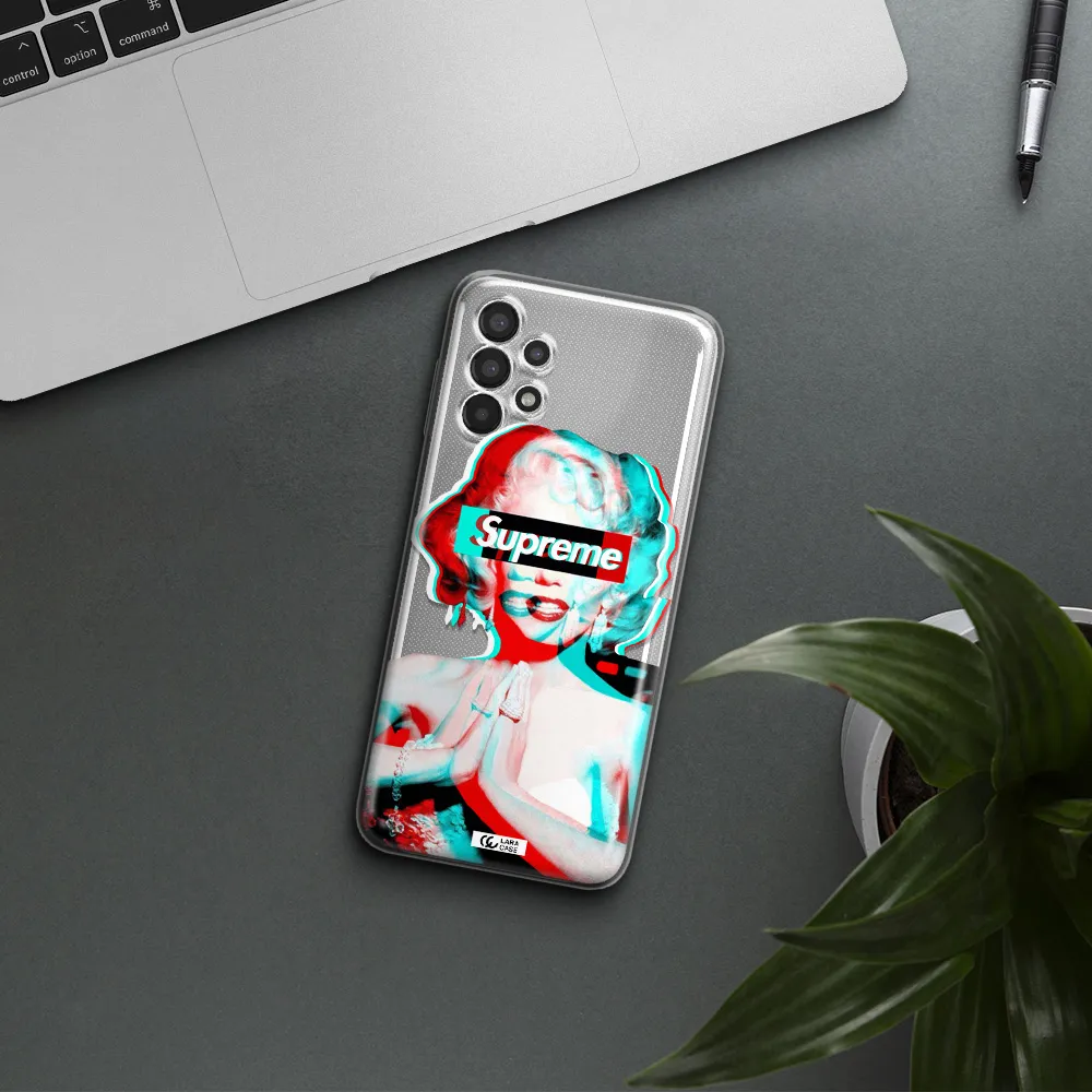Marilyn Monroe Supreme Samsung A13 Clear TPU Case