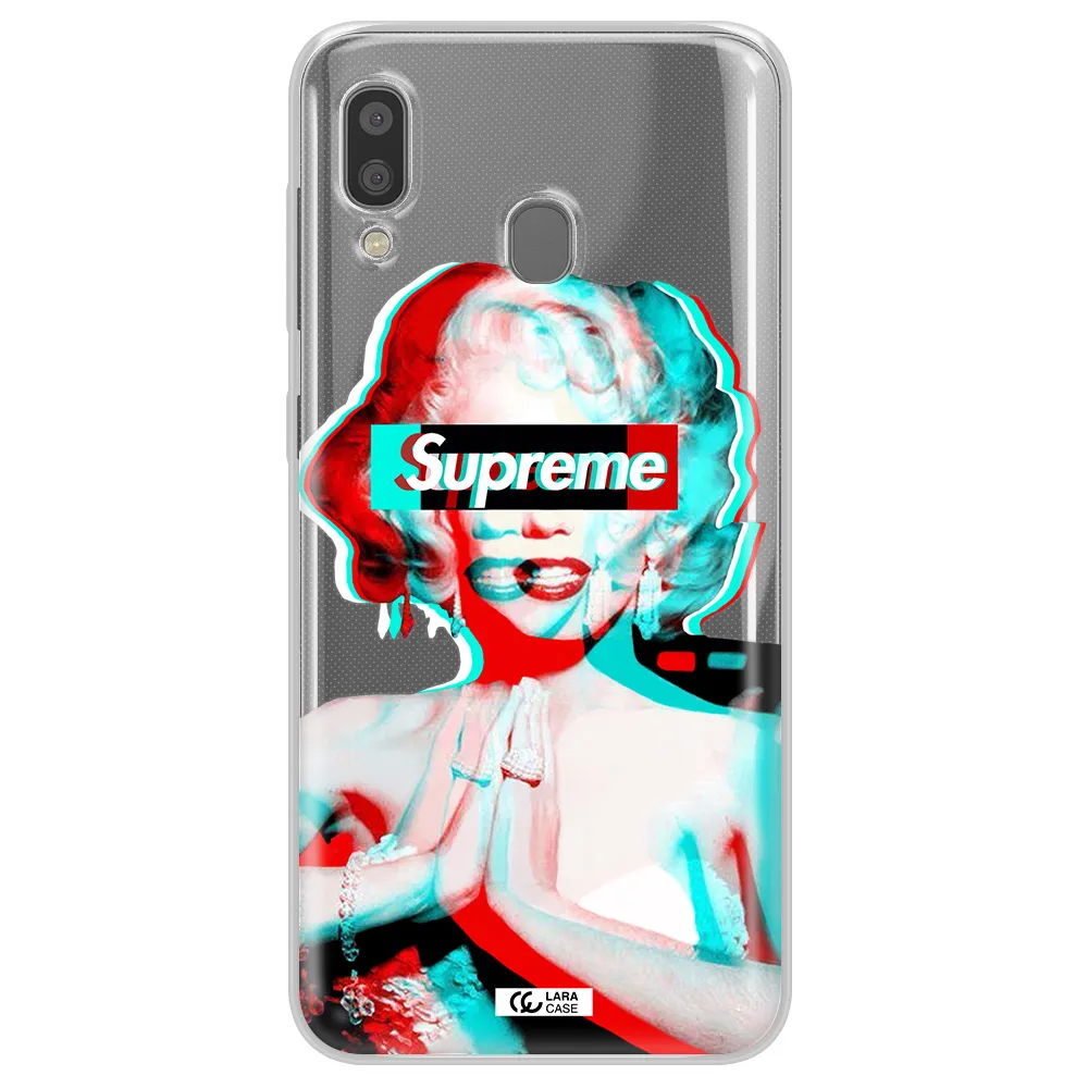 Marilyn Monroe Supreme Samsung A20 Clear TPU Case