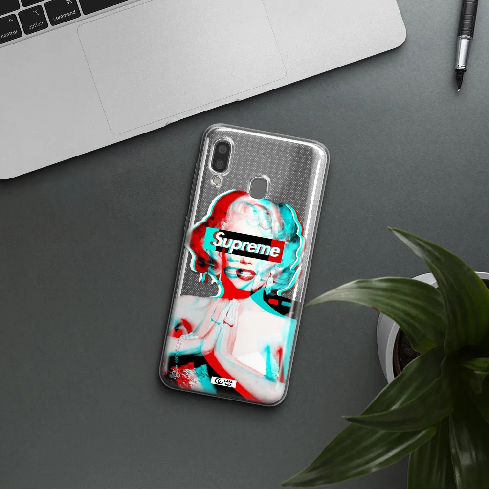 Marilyn Monroe Supreme Samsung A20 Clear TPU Case