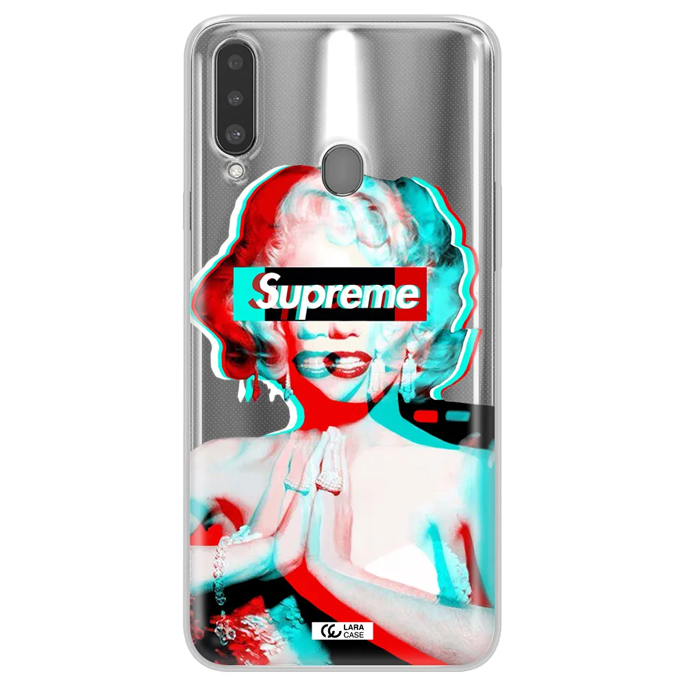 Marilyn Monroe Supreme Samsung A20S Clear TPU Case