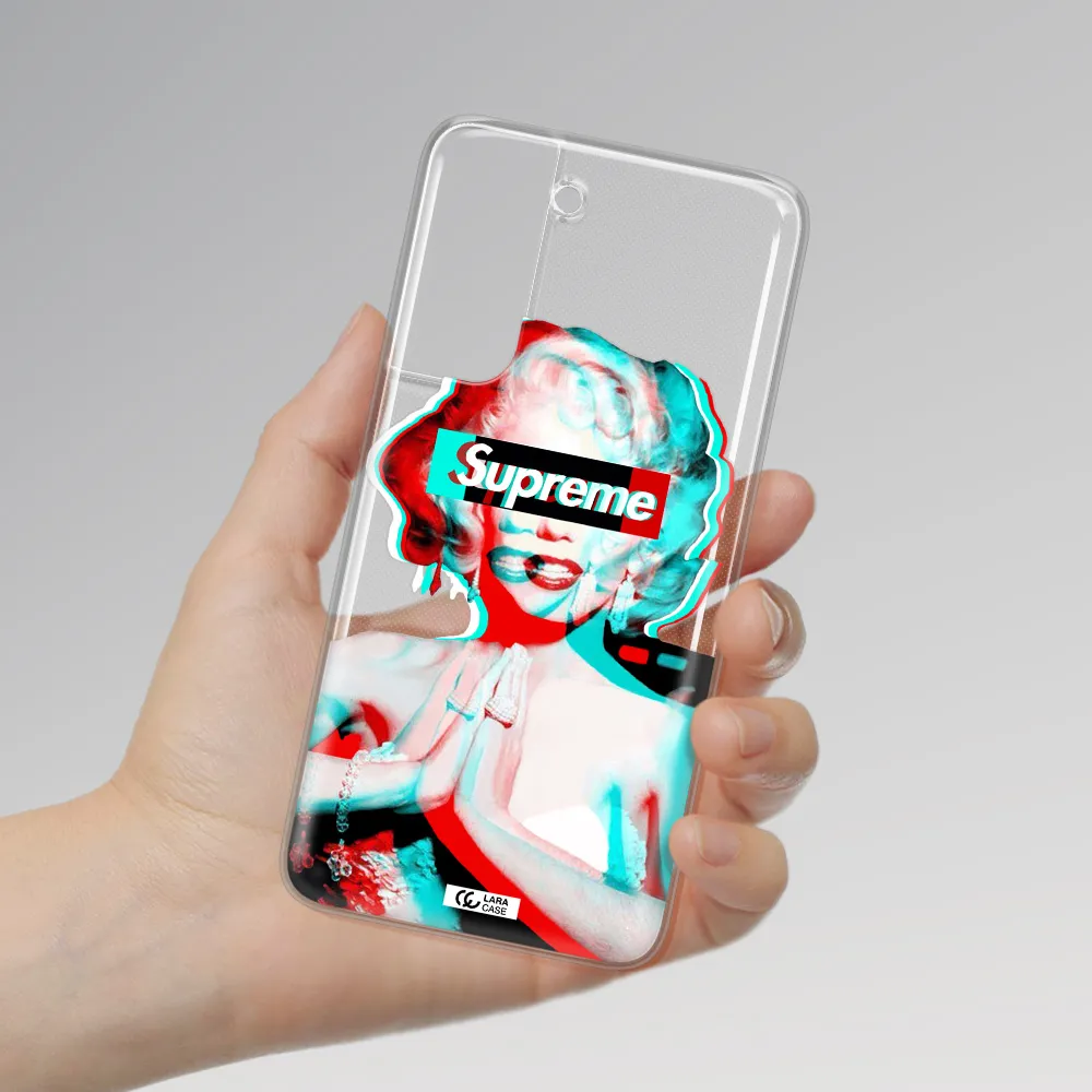 Marilyn Monroe Supreme Samsung A21 Fe Clear TPU Case