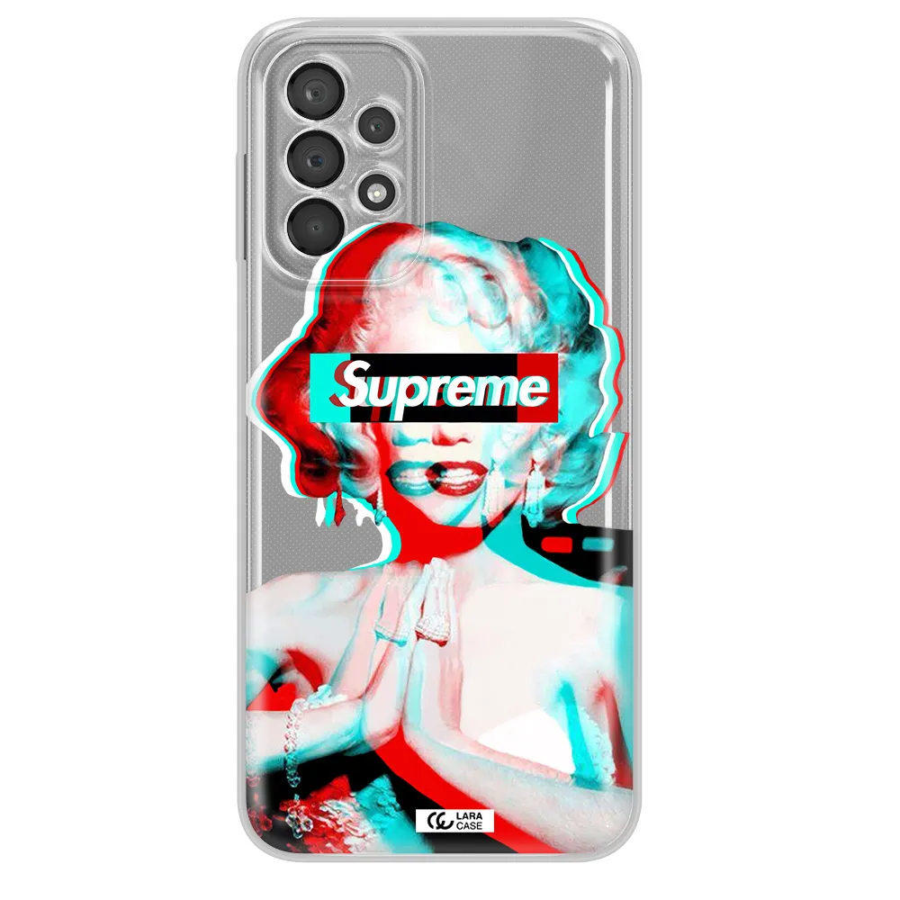 Marilyn Monroe Supreme Samsung A23 5G Clear Tpu Case