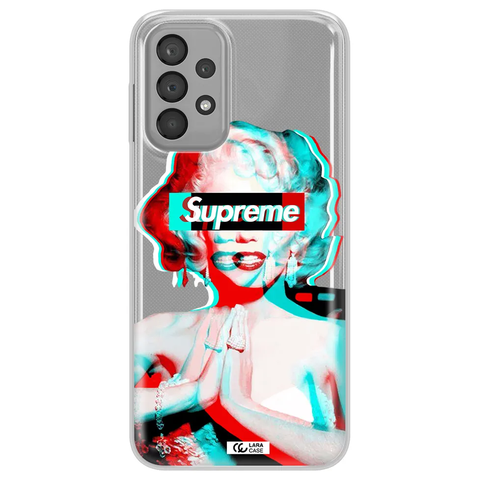 Marilyn Monroe Supreme Samsung A23 Clear TPU Case