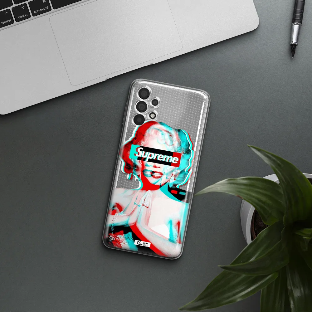 Marilyn Monroe Supreme Samsung A32 Clear TPU Case