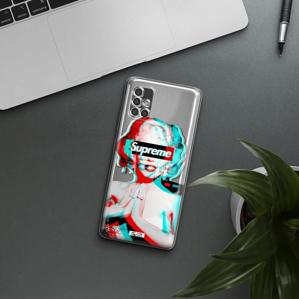 Marilyn Monroe Supreme Samsung A40S Clear Tpu Case