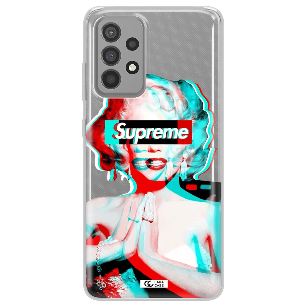 Marilyn Monroe Supreme Samsung A52 Clear TPU Case