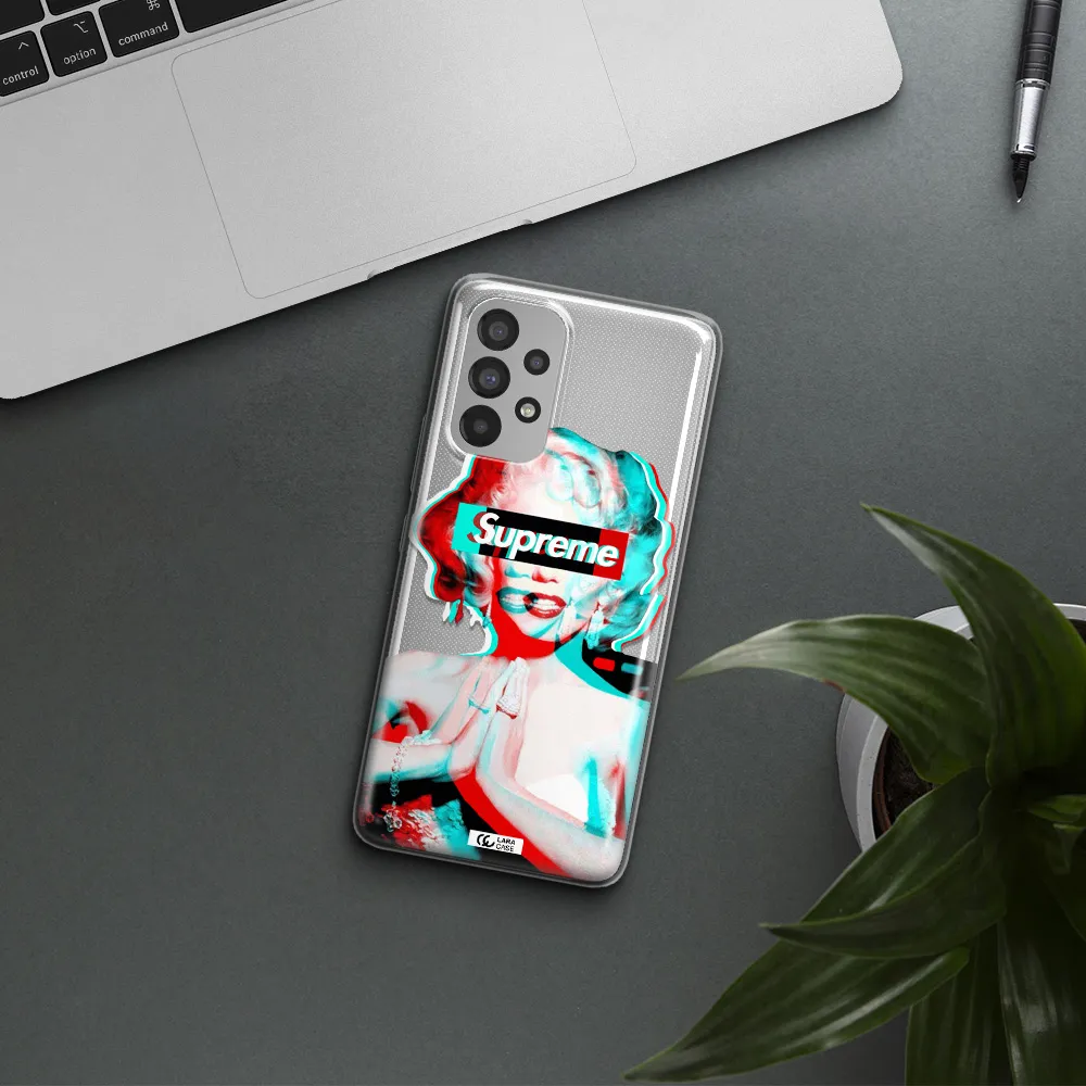 Marilyn Monroe Supreme Samsung A53 Clear TPU Case