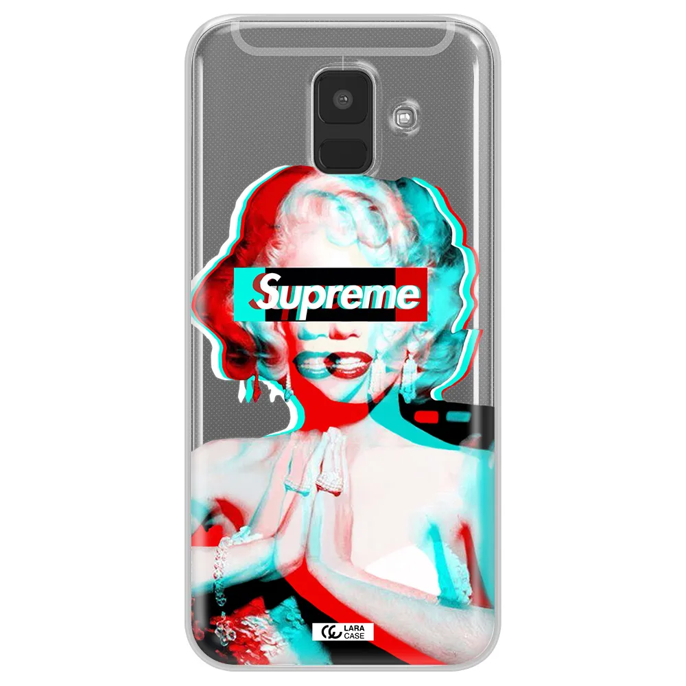 Marilyn Monroe Supreme Samsung A6 Clear TPU Case