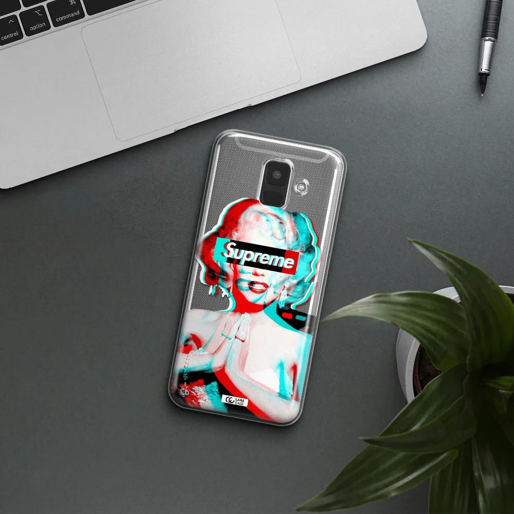 Marilyn Monroe Supreme Samsung A6 Clear TPU Case