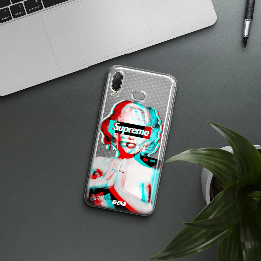 Marilyn Monroe Supreme Samsung A6S Clear TPU Case