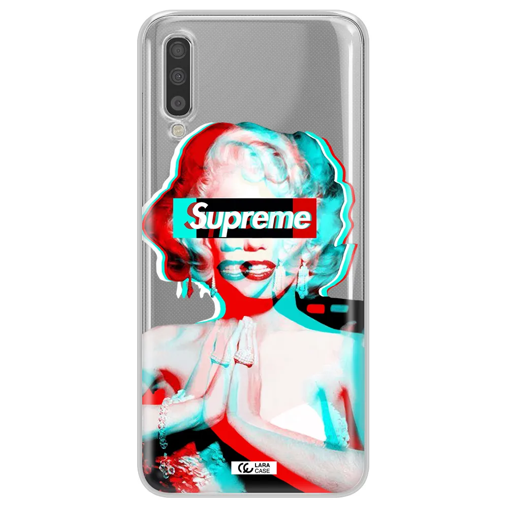 Marilyn Monroe Supreme Samsung A70 Clear TPU Case