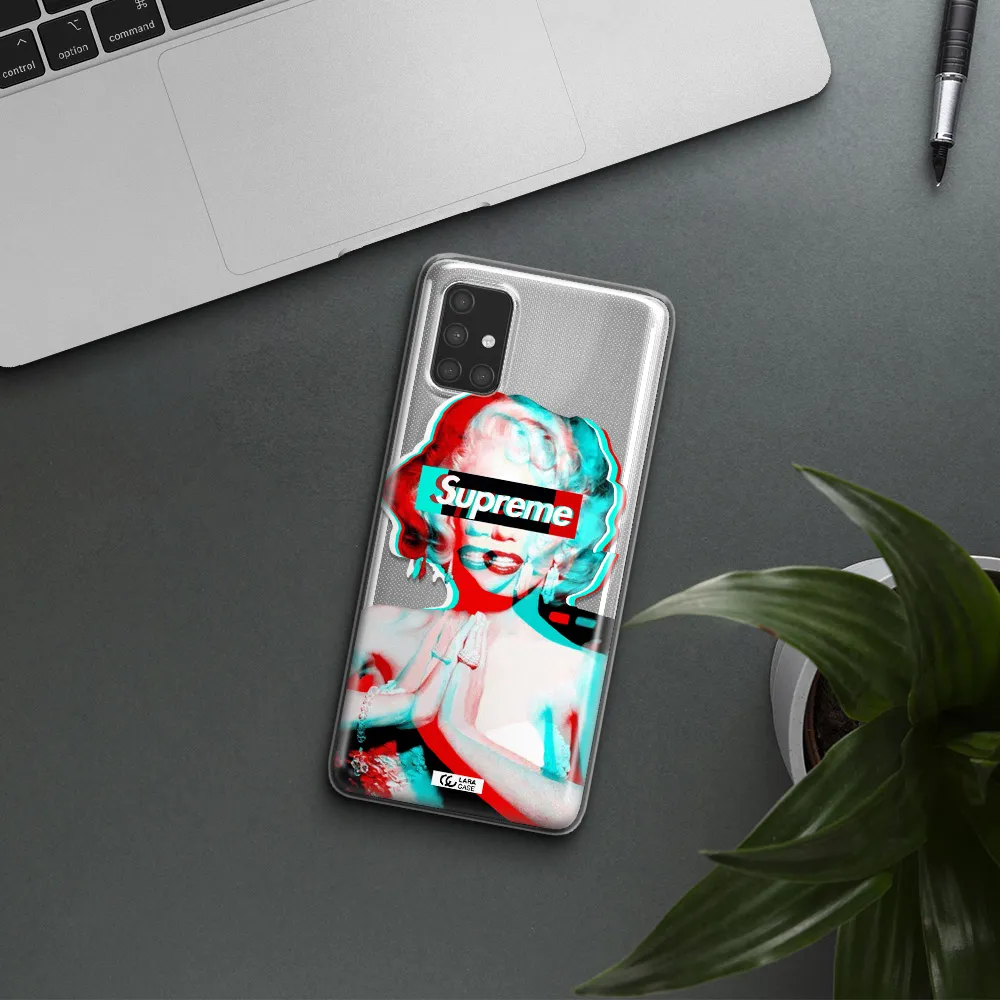 Marilyn Monroe Supreme Samsung A71 Clear TPU Case