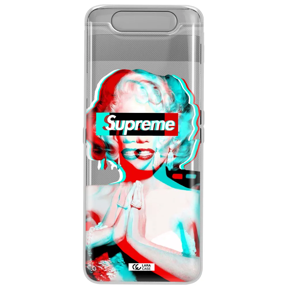 Marilyn Monroe Supreme Samsung A80 Clear TPU Case