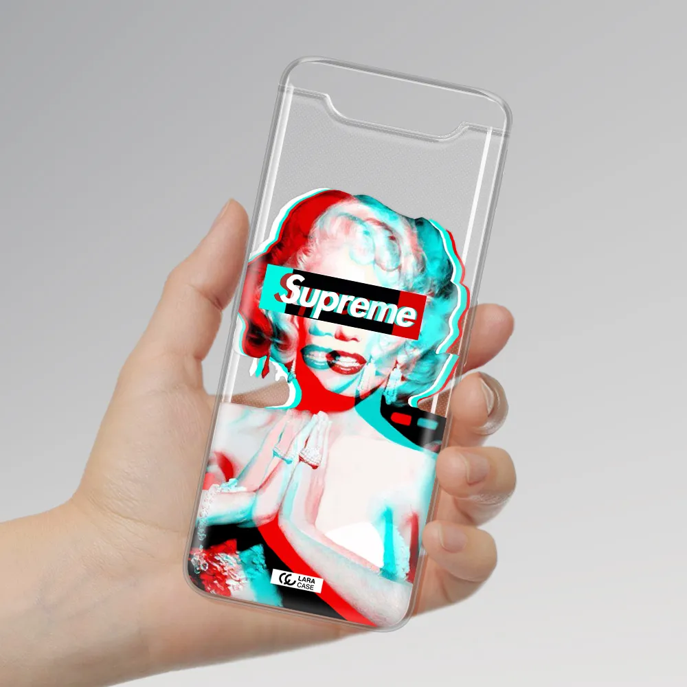 Marilyn Monroe Supreme Samsung A80 Clear TPU Case