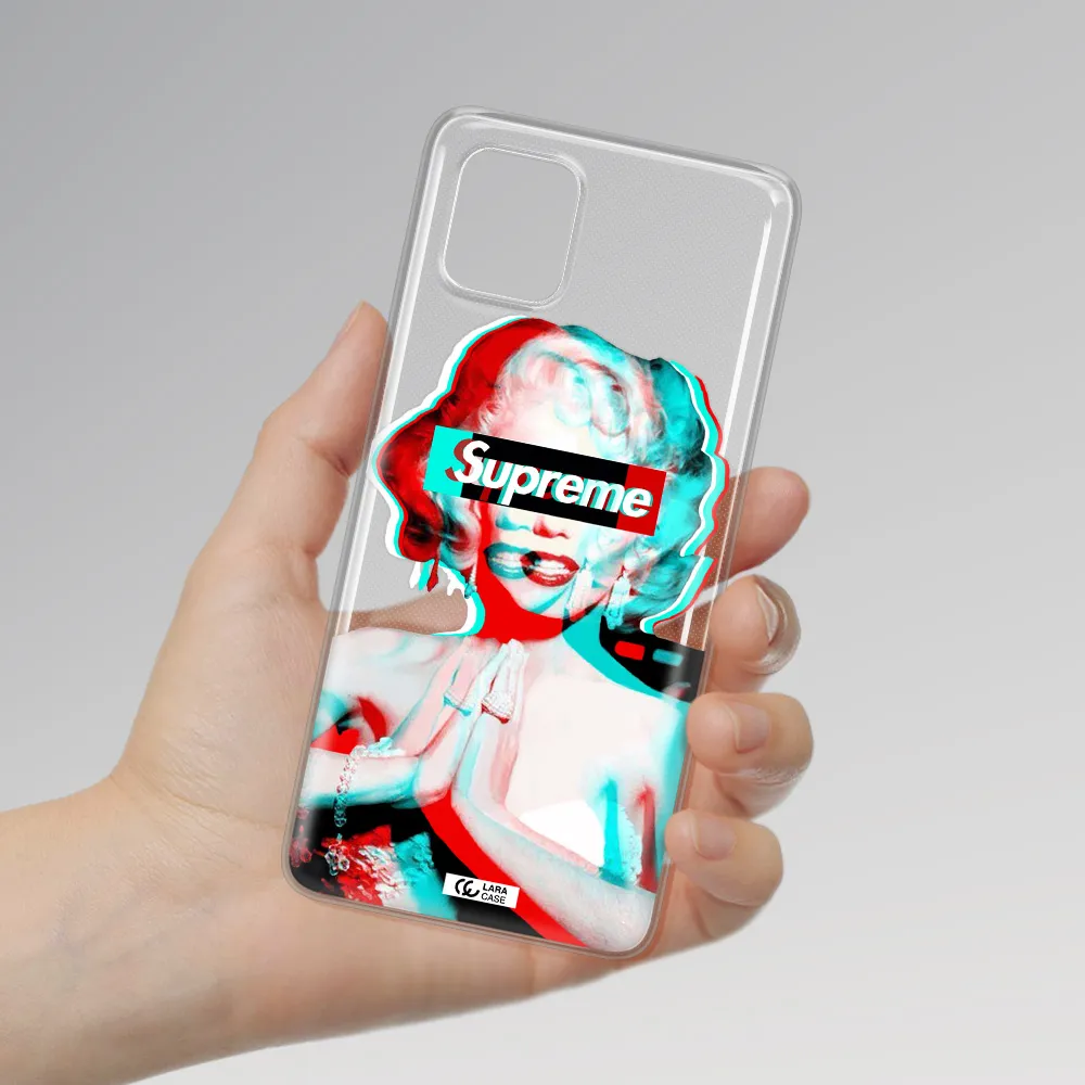 Marilyn Monroe Supreme Samsung A81 Clear TPU Case