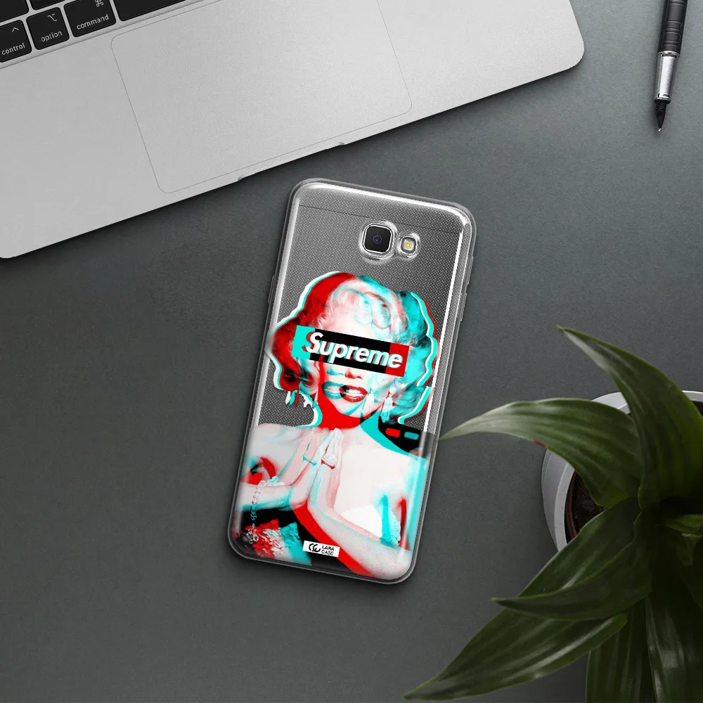 Marilyn Monroe Supreme Samsung J5 Prime Clear TPU Case