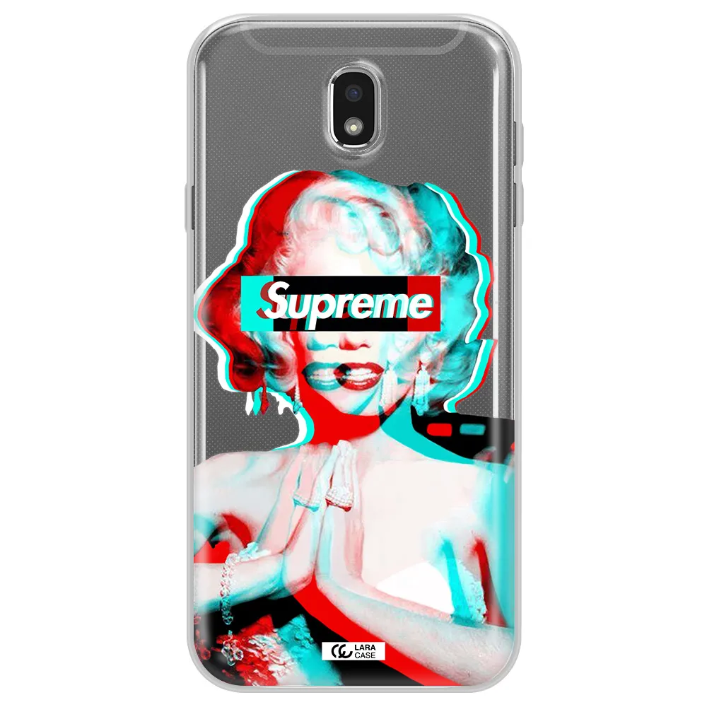 Marilyn Monroe Supreme Samsung J7 Pro Clear TPU Case