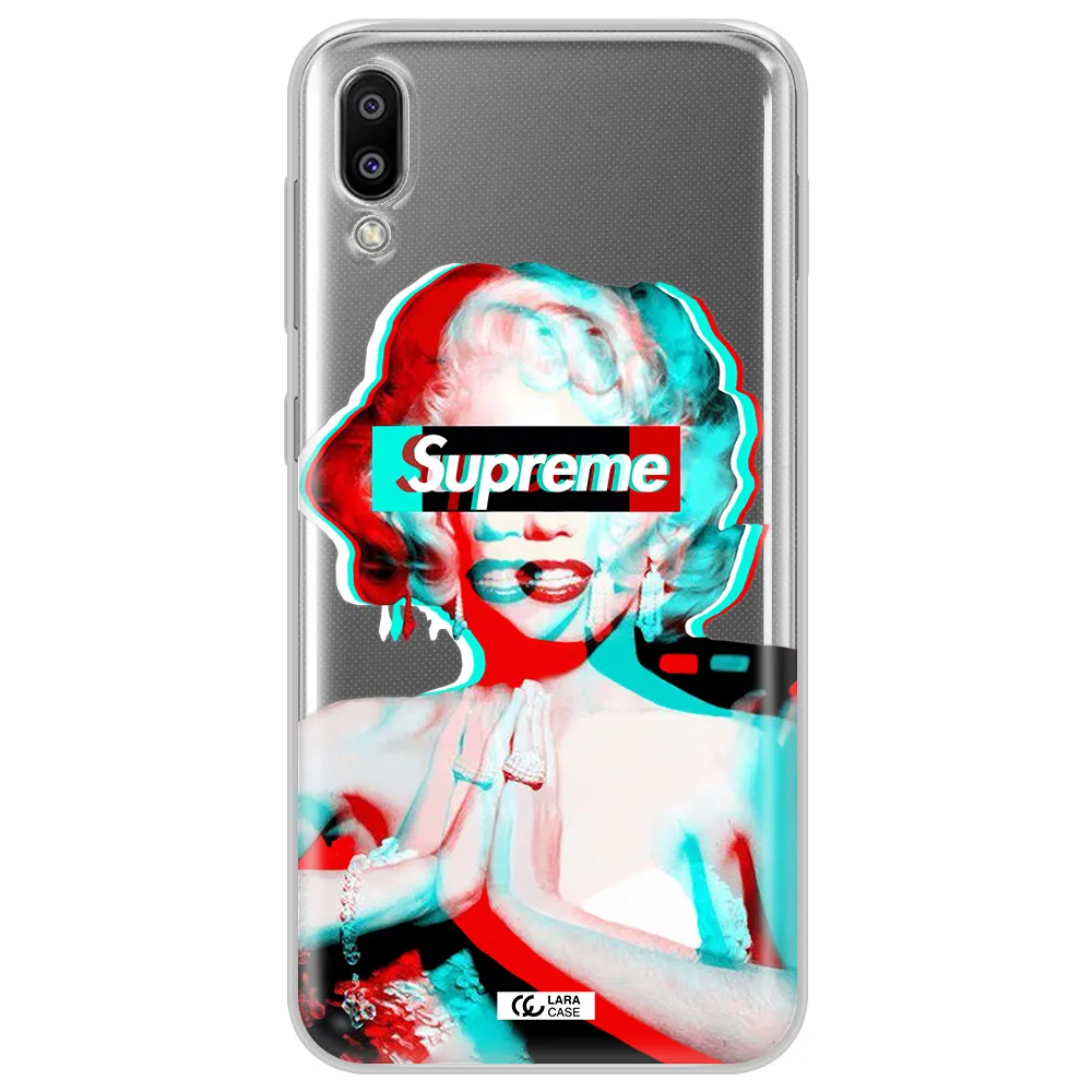 Marilyn Monroe Supreme Samsung M10 Clear TPU Case