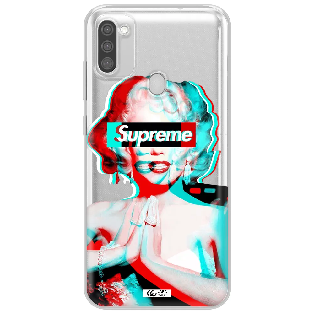 Marilyn Monroe Supreme Samsung M11 Clear TPU Case
