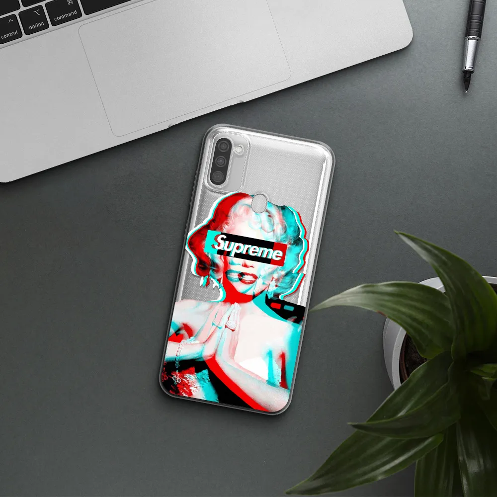 Marilyn Monroe Supreme Samsung M11 Clear TPU Case