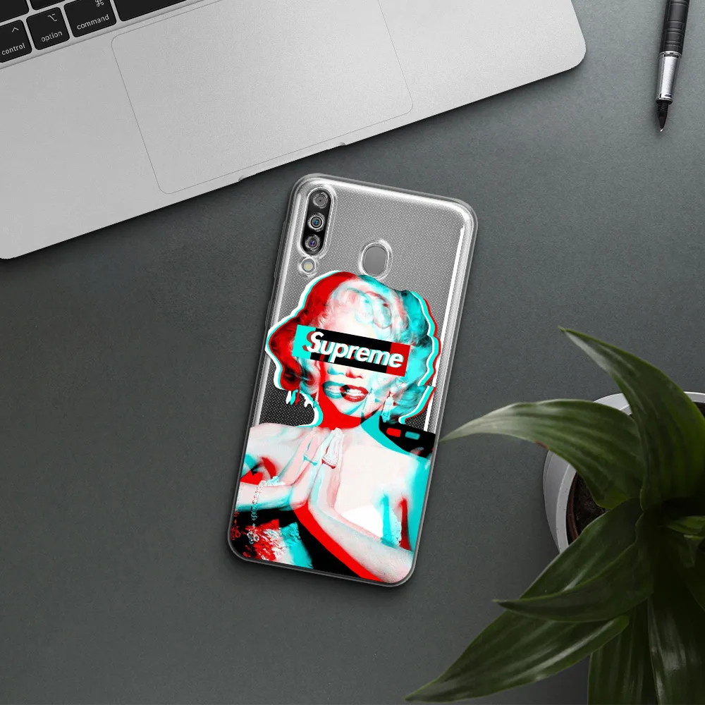 Marilyn Monroe Supreme Samsung M30 Clear TPU Case