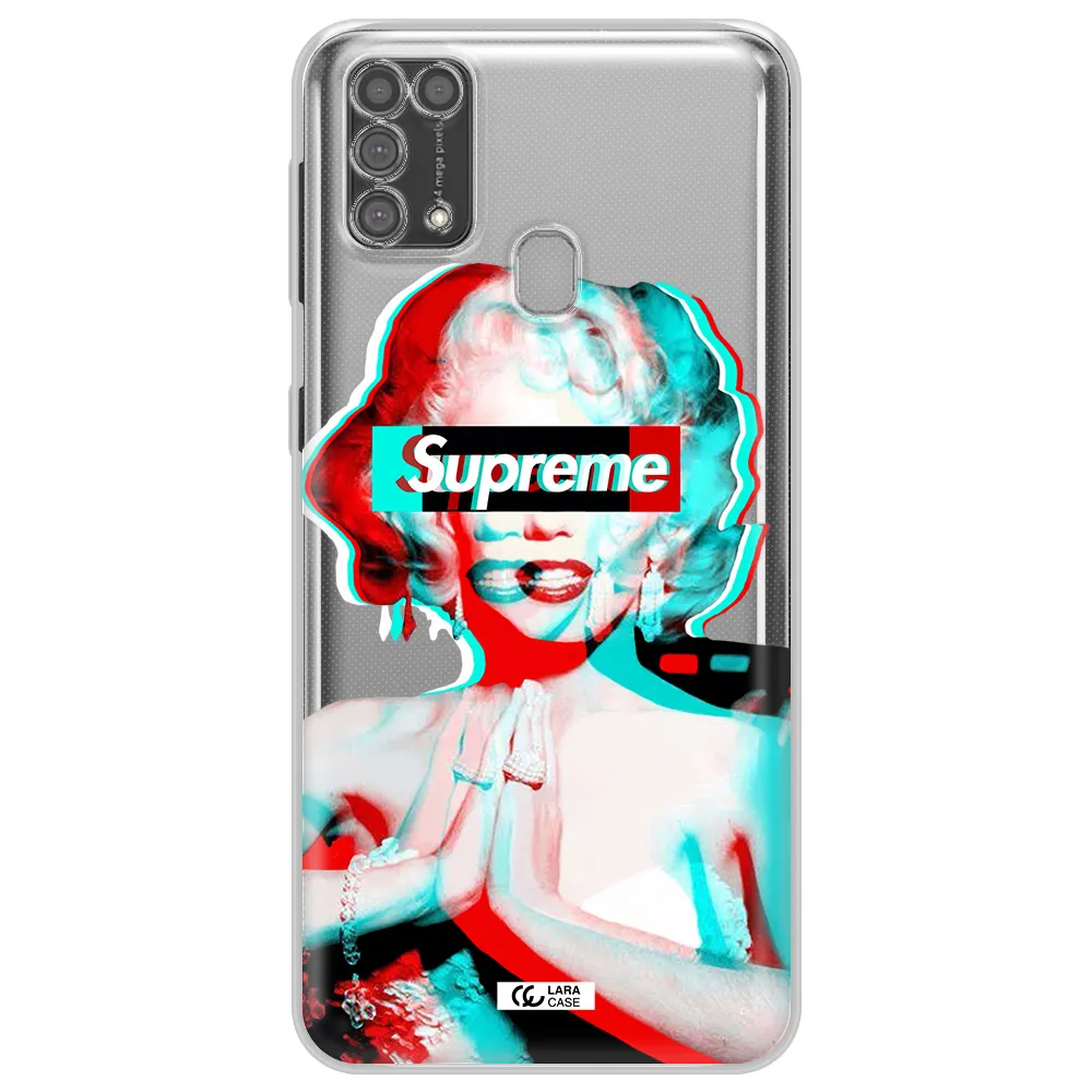 Marilyn Monroe Supreme Samsung M31 Clear TPU Case