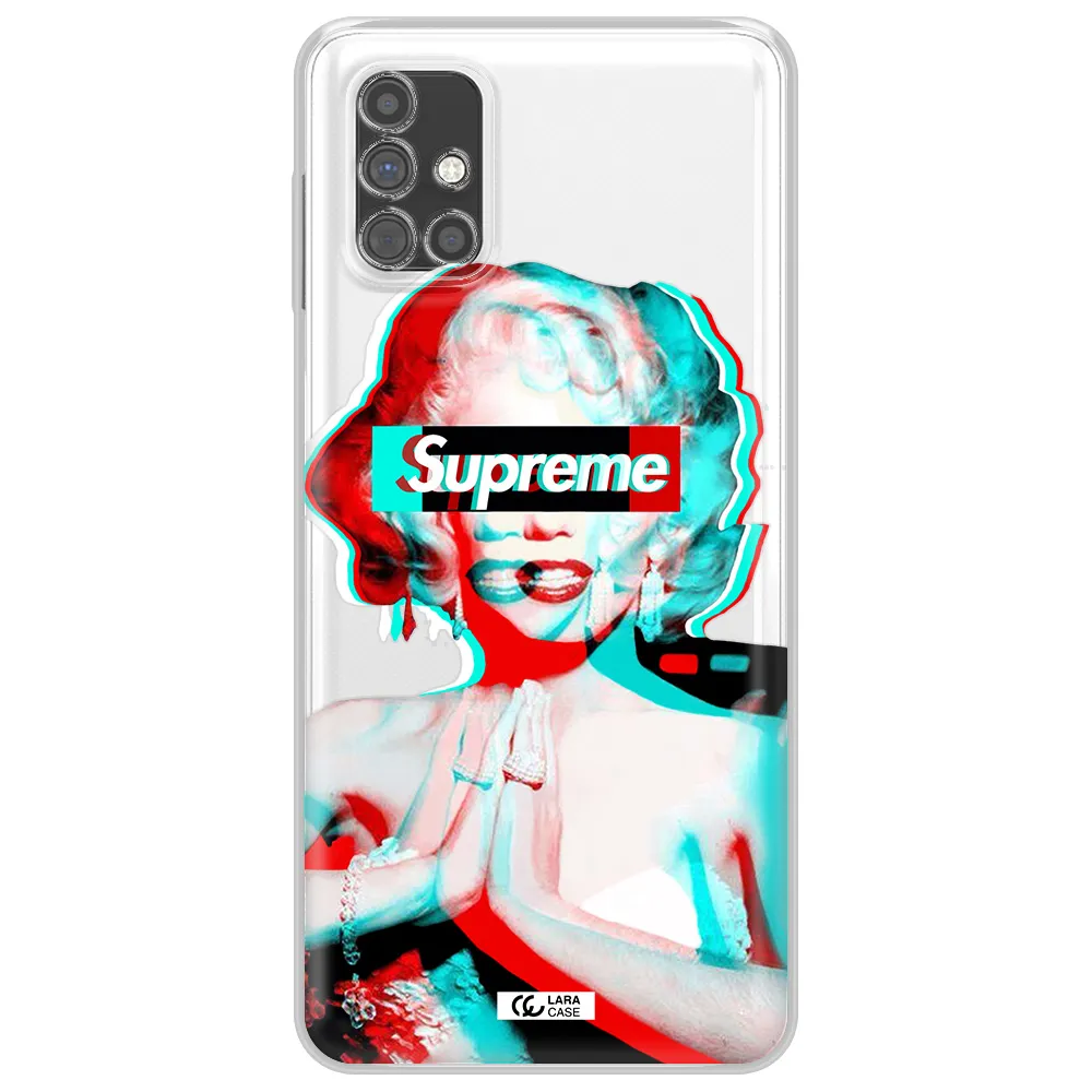 Marilyn Monroe Supreme Samsung M51 Clear TPU Case