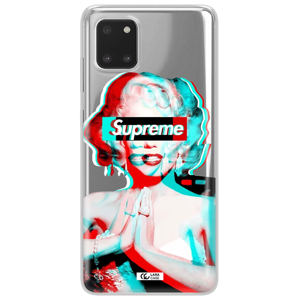 Marilyn Monroe Supreme Samsung Note 10 Lite Clear TPU Case