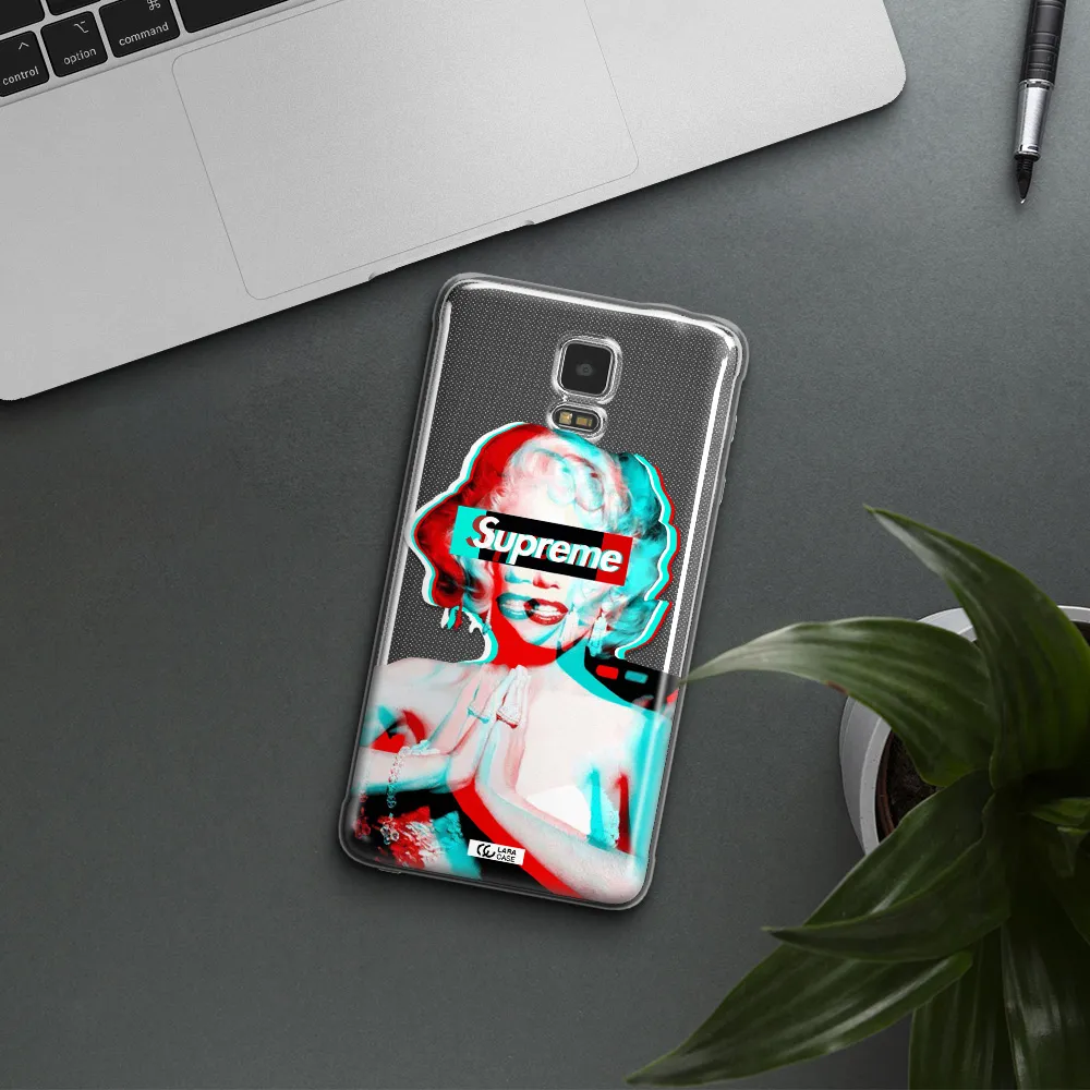 Marilyn Monroe Supreme Samsung Note 4 Clear TPU Case