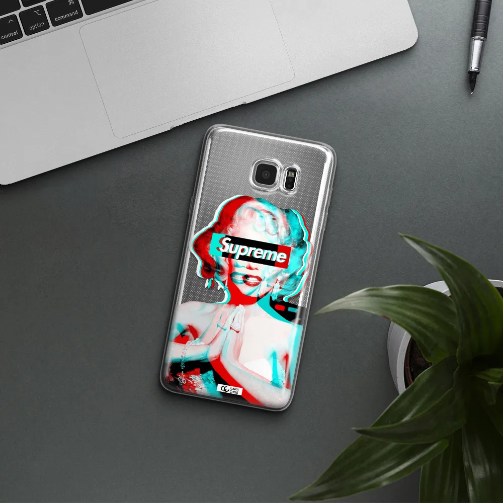 Marilyn Monroe Supreme Samsung Note 5 Clear TPU Case