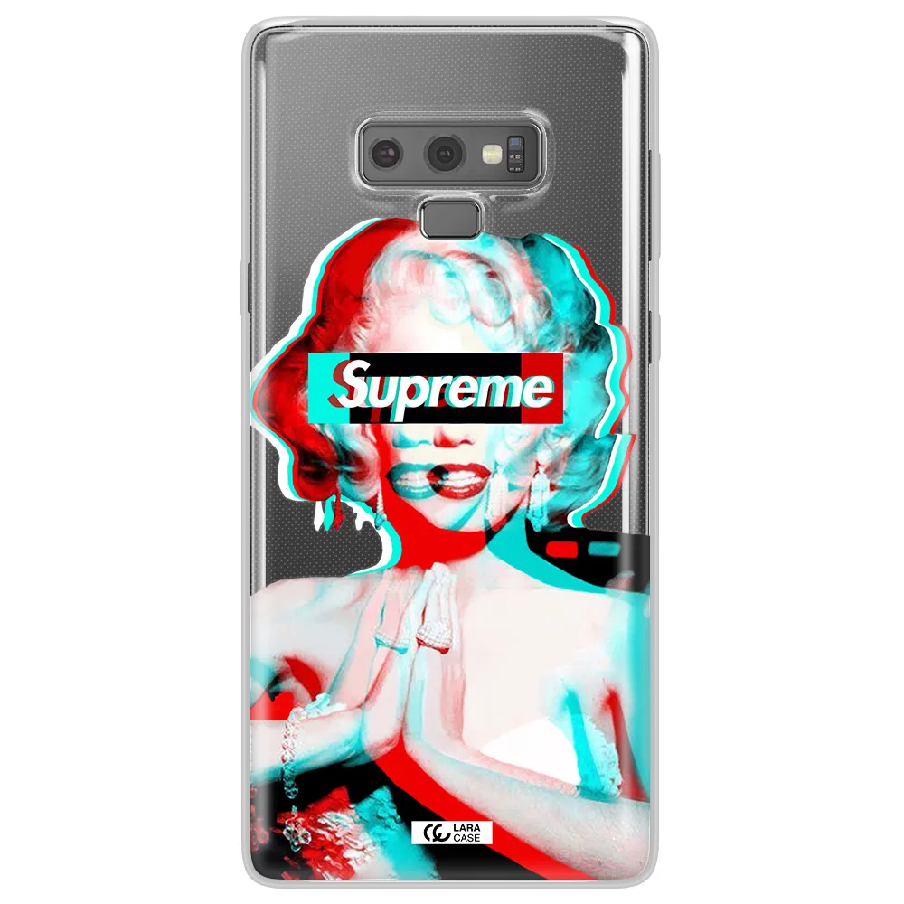 Marilyn Monroe Supreme Samsung Note 9 Clear TPU Case