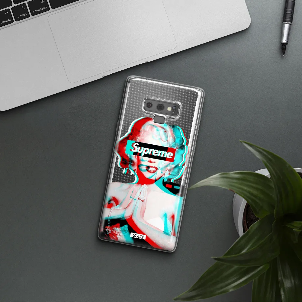 Marilyn Monroe Supreme Samsung Note 9 Clear TPU Case