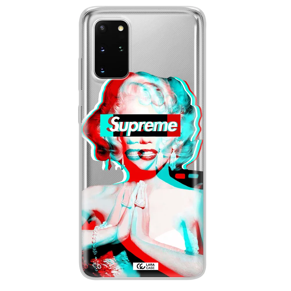 Marilyn Monroe Supreme Samsung S 20 Plus Clear TPU Case